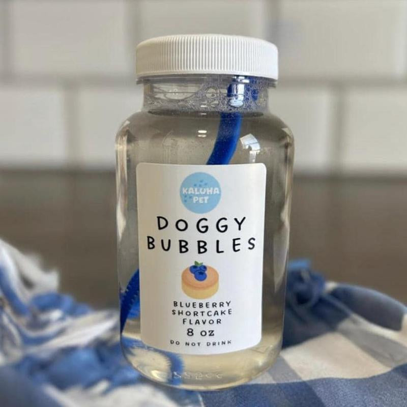 Gourmet Dog Bubbles - Scented & Flavored for Pets (Fried Chicken, Maple Bacon, Peanut Butter, Blueberry, Pumpkin Pie)