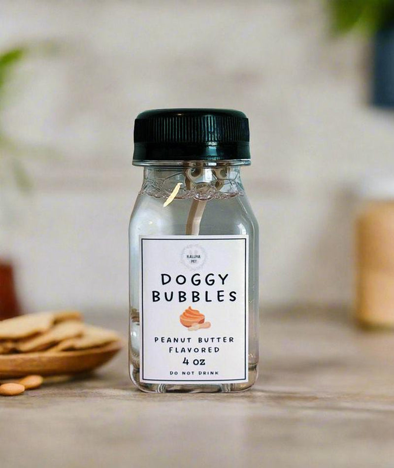 Gourmet Dog Bubbles - Scented & Flavored for Pets (Fried Chicken, Maple Bacon, Peanut Butter, Blueberry, Pumpkin Pie)