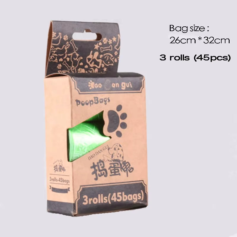 Dog Poop Bag Dispenser with LED Light Pet Cat Pick up Waste Pouch Holder Outdoor Pets Supplies Portable Garbage Bags Organizer