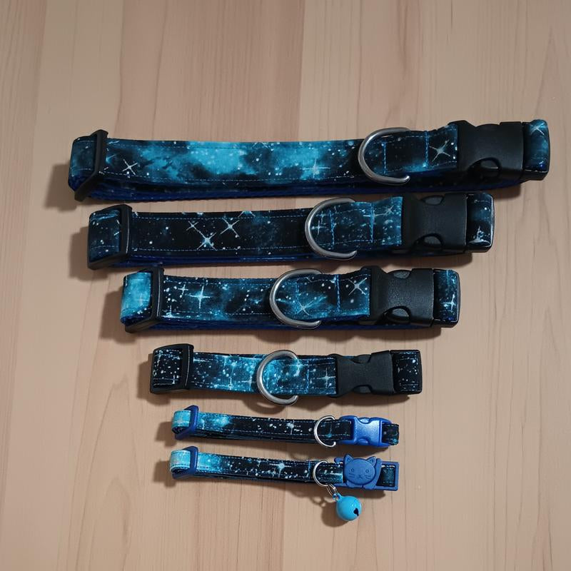 Blue Galaxy Dog & Cat Collar